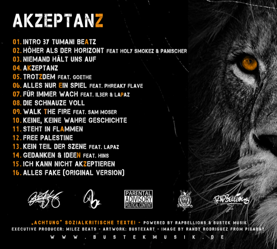00. CD - Vorbesteller Album Akzeptanz - Release am 18.07.2024